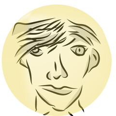 illustration of a person vector design
