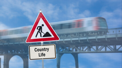 Street Sign to Country Life