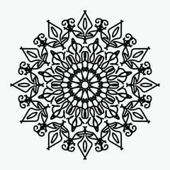 decorative concept abstract mandala illustration