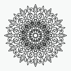 decorative concept abstract mandala illustration
