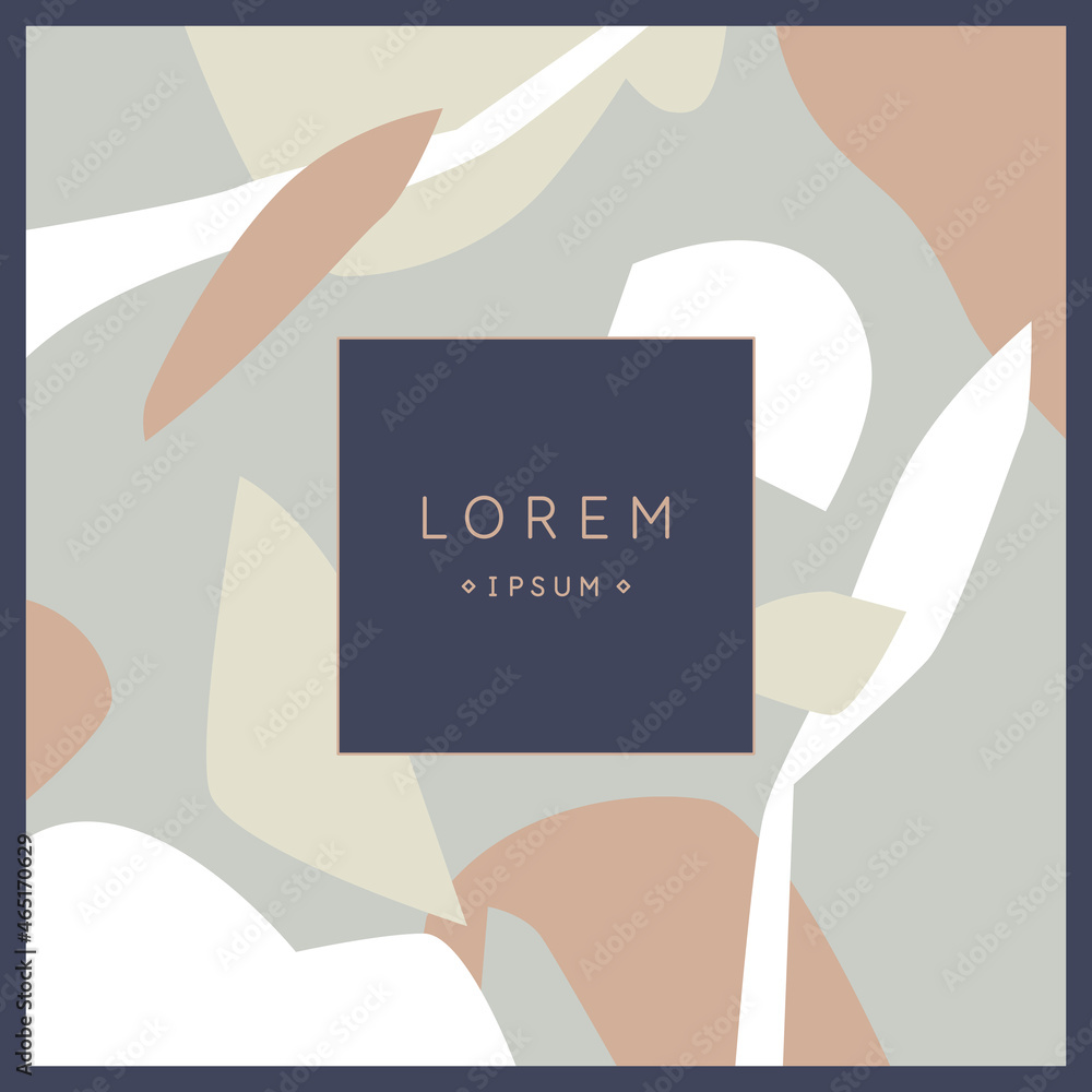 Poster modern backgrounds with abstract elements and dynamic shapes. compositions of colored spots. vector 