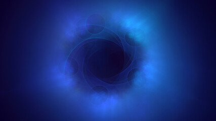 3D rendering abstract fractal light background