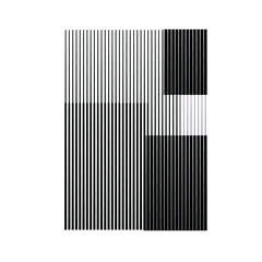 Rectangle Logo with lines.Modern art design .Black Vector stripes .Straight speed lines .Geometric shape. Wall art .