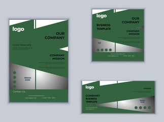 Business Flyer Banner or Social Media Banner Design. Modern Design Vector Template. Abstract Design.