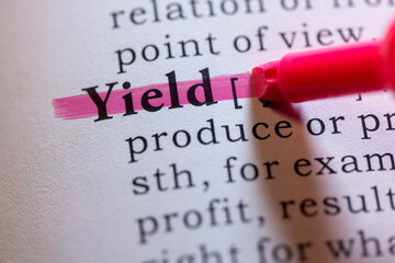 definition of yield