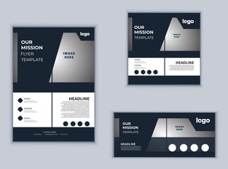 Business Flyer Banner or Social Media Banner Design. Modern Design Vector Template. Abstract Design.