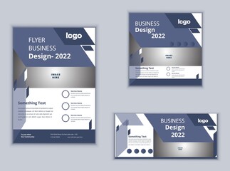 Business Flyer Banner or Social Media Banner Design. Modern Design Vector Template. Abstract Design.