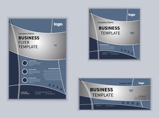 Business Flyer Banner or Social Media Banner Design. Modern Design Vector Template. Abstract Design.
