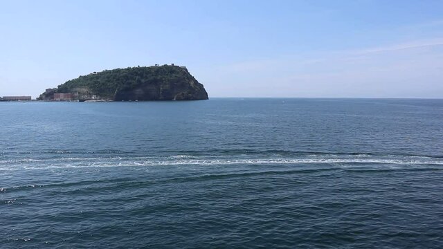 Bagnoli - Panoramica della baia dall'estremit&agrave; del Pontile Nord