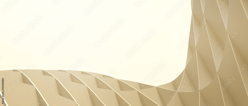 Poster abstract background. structure architecture folding concept and geometric shape with modern design o