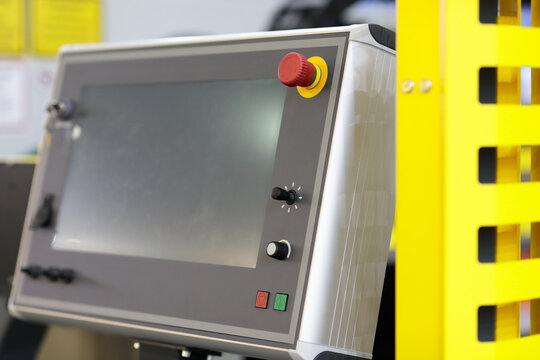 modern industrial remote touchscreen control panel