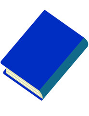 Cartoon hand drawn stack of books