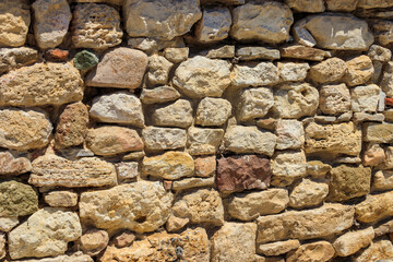 Background of the stone wall