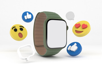 Smart Watch Social Media
