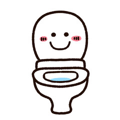 かわいいトイレのキャラクター