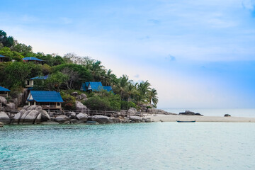 Tropical beach, Viewpoint Koh Nang Yuan Island Thailand
