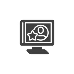 Customer feedback vector icon