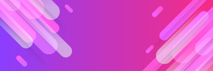 Modern texture purple and pink abstract background concept with rounded rectangle line decoration. Minimal geometric background. Pink purple colors. Dynamic shapes composition.