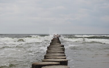 pier on the beach