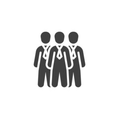 Teamwork group vector icon