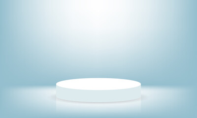Podium wallpaper with geometrical 3d shapes. for product presentation. 
