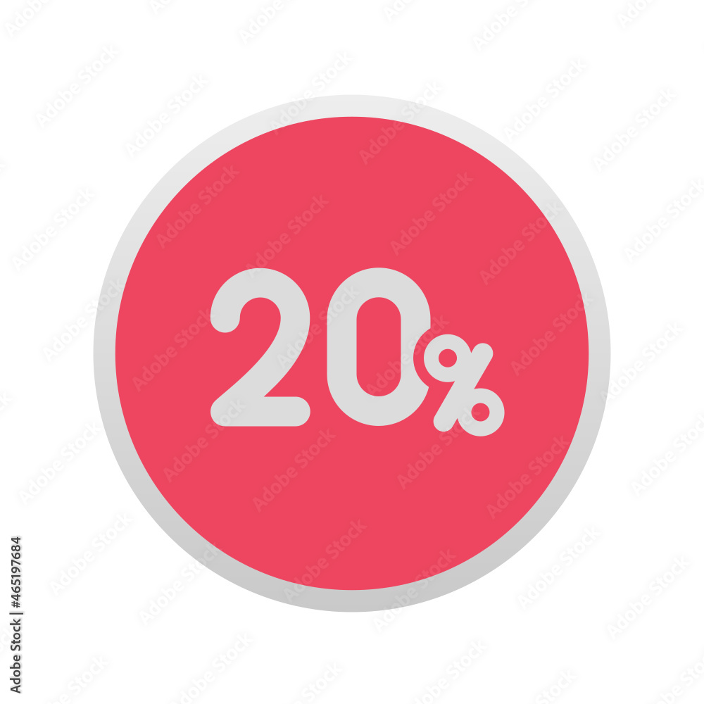 Poster 20% - sticker