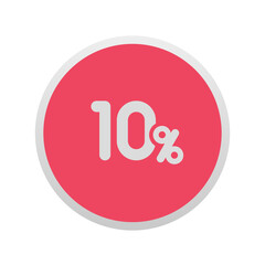 10% - Sticker