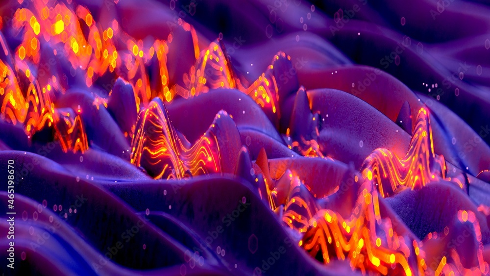 Poster abstract futuristic background 3d rendering