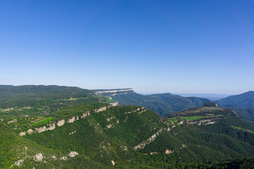 Landscape of collsacabra in the region of Osona