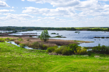 The place where peat was mined turned out to be flooded and turned into a lake