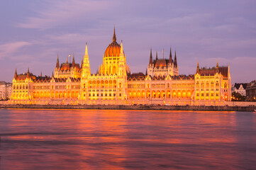 Fototapeta premium The Hungarian Parliament Building in Budapest
