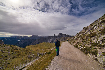 Obraz premium tre cime di lavadero, dolomites italy