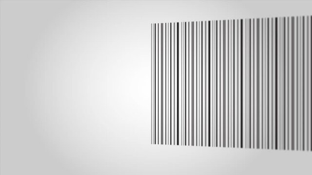 Coupon with Bar code numbers and Scissors on isolated background