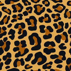 Tiger skin abstract seamless pattern. 
Wild animal Tiger brown spots for fashion print design, web, cover, wrapping paper, wallpaper and cutting.