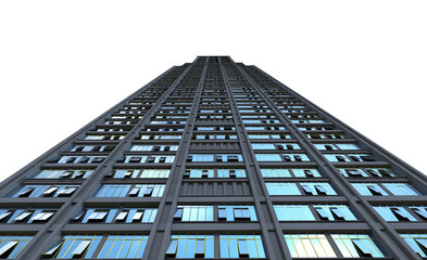 high rise building exterior