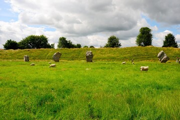Avebury Neolithic henge monument constructed over several hundred years in the 3rd  BC, during the...