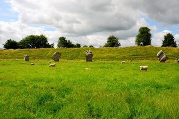 Avebury Neolithic henge monument constructed over several hundred years in the 3rd  BC, during the...