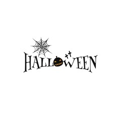 Happy Halloween Text Banner Design
