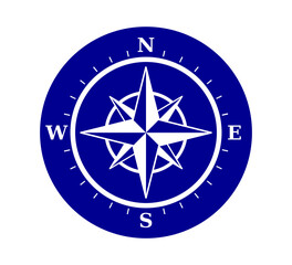 North star compass icon shape symbol. Nautical navigation logo sign. Vector illustration image. Isolated on white background.	
