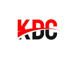 KDC Letter Initial Logo Design Vector Illustration