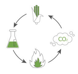 バイオマス発電イメージイラスト
