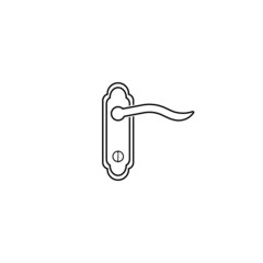 Door handle icon.