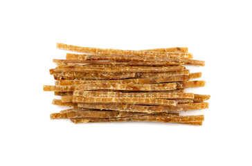 Dried Fish Isolated, Dry Salted Seafood Snack, Stockfish, Beer Snacks