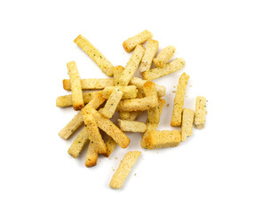 Crunchy Croutons, Bruschetta Crackers, Rusks or Small Fried Bread