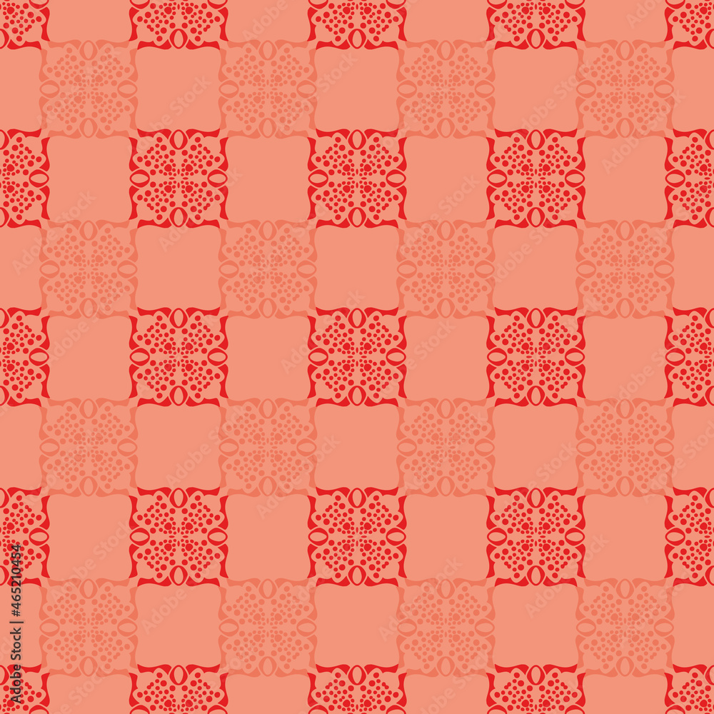 Aufkleber abstract pink and red vector repeat geometrical seamless pattern background