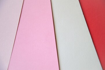 Color red, pink and gray paper Geometric paper