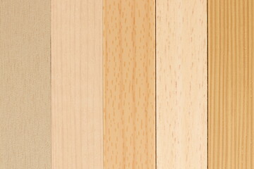 PVC plastic texture with wood pattern for edging chipboard ends. Texture of decorative wood backgrounds. 