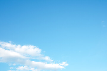 blurred peaceful natural blue sky clouds landscape background