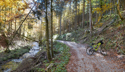 Herbstliche Radtour um Ruhpolding