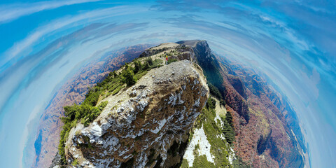 Mountain peak aerial view - Vanturarita